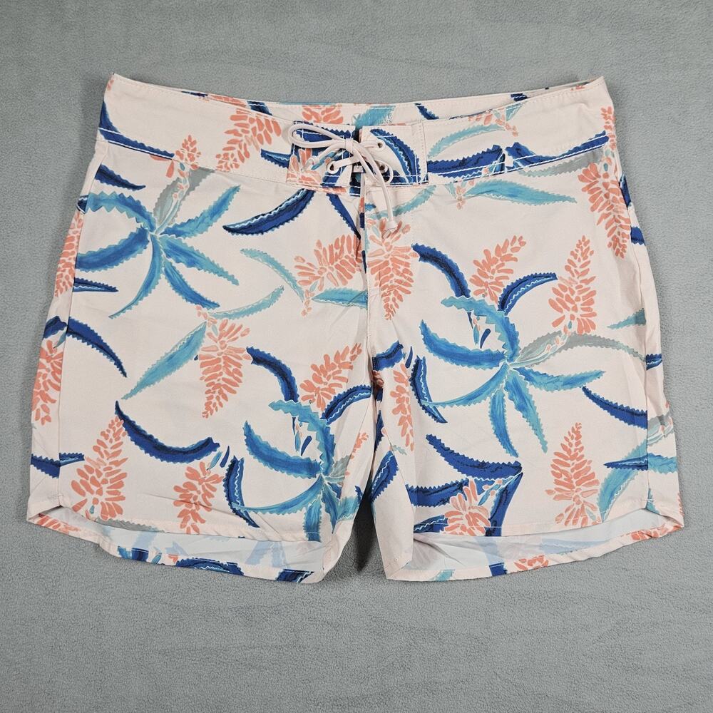 Carve Designs Noosa Boardshorts Womens 8 Pink Blue Aloe Relaxed Quick Dry Beach